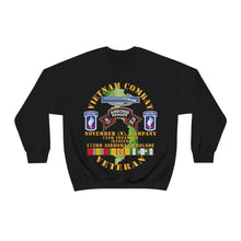 Load image into Gallery viewer, Unisex Heavy Blend Crewneck Sweatshirt - Army - Vietnam Combat Vet - N Co 75th Infantry (Ranger) - 173rd Airborne Bde SSI
