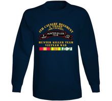 Load image into Gallery viewer, Army - F Troop 4th Cav - Hunter Killer w Vietnam War SVC V1 Long Sleeve
