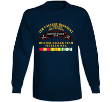 Load image into Gallery viewer, Army - F Troop 4th Cav - Hunter Killer W Vietnam War Svc Long Sleeve
