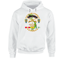 Load image into Gallery viewer, Army - Vietnam Combat Veteran - F Troop 4th Cav Hunt Kill w SVC V1 Hoodie
