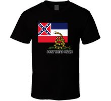 Load image into Gallery viewer, Flag - Mississippi w Dont Tread on Me Classic T Shirt
