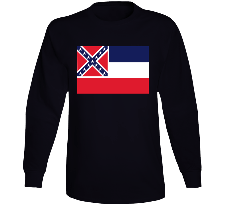 Flag - Mississippi wo Txt Long Sleeve