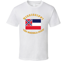 Load image into Gallery viewer, Flag - Mississippi - The Magnolia State Classic T Shirt
