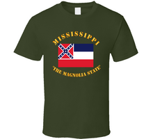 Load image into Gallery viewer, Flag - Mississippi - The Magnolia State Classic T Shirt
