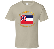 Load image into Gallery viewer, Flag - Mississippi - The Magnolia State Classic T Shirt
