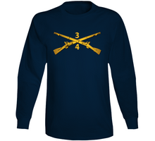Load image into Gallery viewer, Army - 4th Bn - 3rd Infantry Regiment Branch wo Txt V1 Long Sleeve
