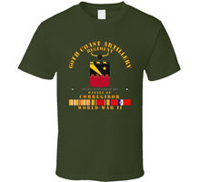 Load image into Gallery viewer, Army - 60th Coast Artillery Regiment - Battle of Corregidor - WWII w PAC SVC V1 Classic T Shirt

