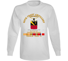 Load image into Gallery viewer, Army - 60th Coast Artillery Regiment - Battle of Corregidor - WWII w PAC SVC V1 Long Sleeve
