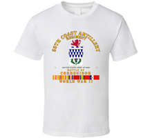 Load image into Gallery viewer, Army - 59th Coast Artillery Regiment - Battle of Corregidor - WWII w PAC SVC V1 Classic T Shirt
