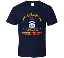Load image into Gallery viewer, Army - 59th Coast Artillery Regiment - Battle of Corregidor - WWII w PAC SVC V1 Classic T Shirt
