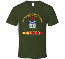 Load image into Gallery viewer, Army - 59th Coast Artillery Regiment - Battle of Corregidor - WWII w PAC SVC V1 Classic T Shirt
