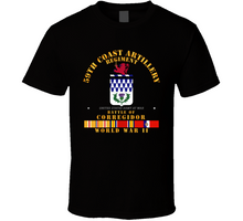 Load image into Gallery viewer, Army - 59th Coast Artillery Regiment - Battle of Corregidor - WWII w PAC SVC V1 Classic T Shirt
