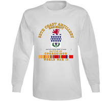 Load image into Gallery viewer, Army - 59th Coast Artillery Regiment - Battle of Corregidor - WWII w PAC SVC V1 Long Sleeve
