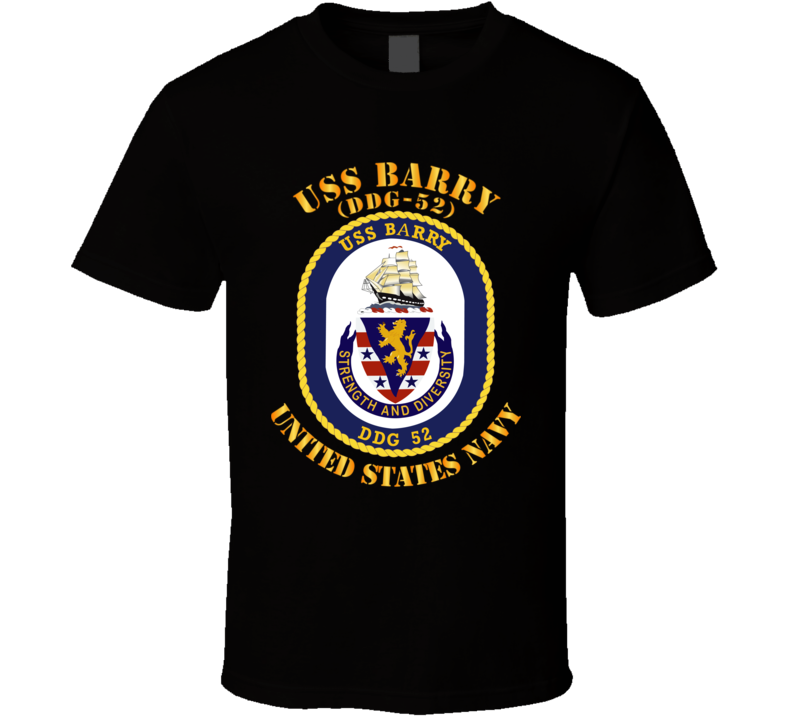 Navy - USS Barry (DDG-52) V1 Classic T Shirt