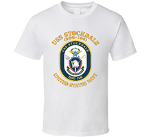 Load image into Gallery viewer, Navy - USS Stockdale (DDG-106) V1 Classic T Shirt
