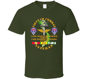 Army - Vietnam Combat Veteran - 176th Ahc W 14th Avn Bn Classic T Shirt