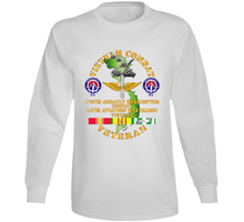 Load image into Gallery viewer, Army - Vietnam Combat Veteran - 176th AHC w 14th Avn Bn V1 Long Sleeve
