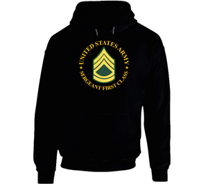 Army - Us Army - Sergeant First Class Wo Bkgrd Hoodie