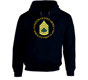 Army - Us Army - Sergeant First Class Wo Bkgrd Hoodie