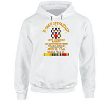 Load image into Gallery viewer, Army - 16th Infantry Regt - 1st ID - D Day w SVC V1 Hoodie
