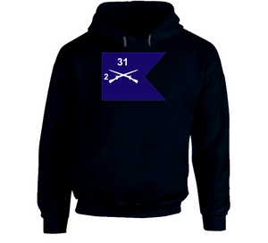 Army - Guidon - 2nd Bn 31st Infantry V1 Hoodie
