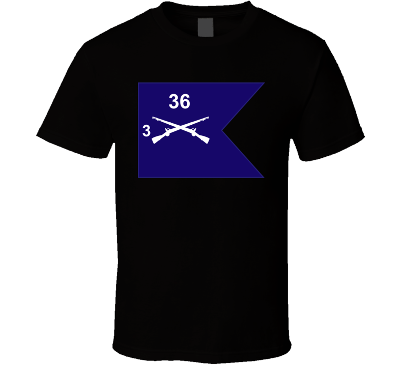 Army - Guidon - 3rd Bn 36th Infantry V1 Classic T Shirt