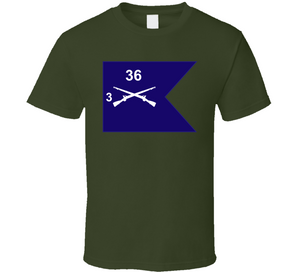 Army - Guidon - 3rd Bn 36th Infantry V1 Classic T Shirt