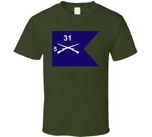 Army - Guidon - 5th Bn 31st Infantry Classic T Shirt