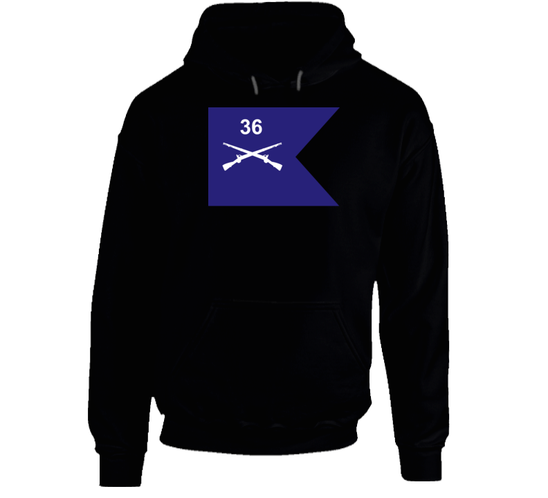 Army - Guidon - 36th Infantry Regiment V1 Hoodie