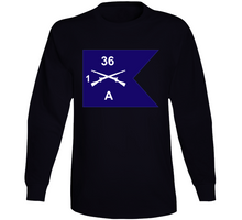 Load image into Gallery viewer, Army - Guidon - A Co - 1st Bn 36th Infantry V1 Long Sleeve
