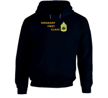 Load image into Gallery viewer, Army - Sergeant First Class W Lateral Txt Hoodie
