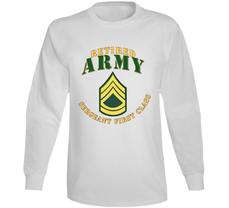 Army - Army - Sfc - Retired Long Sleeve – MIP Brand Store