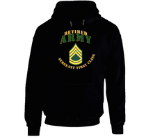 Load image into Gallery viewer, Army - ARMY -  SFC - Retired V1 Hoodie
