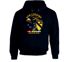 Load image into Gallery viewer, Army - 8th Cavalry (Air Cav) - 1st  Cav Division w SVC V1 Hoodie
