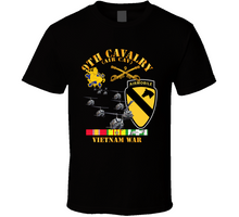 Load image into Gallery viewer, Army - 9th Cavalry (Air Cav) - 1st  Cav Division w SVC V1 Classic T Shirt
