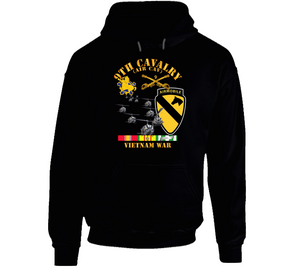 Army - 9th Cavalry (Air Cav) - 1st  Cav Division w SVC V1 Hoodie