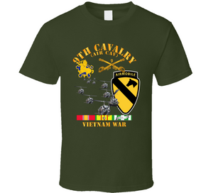 Army - 9th Cavalry (Air Cav) - 1st  Cav Division w SVC V1 Classic T Shirt