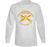 Load image into Gallery viewer, Army - Bravo Btry 1st Bn 83rd Field Artillery Regt - W Arty Branch Long Sleeve
