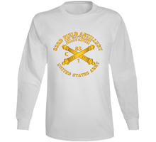 Load image into Gallery viewer, Army - Charlie Btry 1st Bn 83rd Field Artillery Regt - w Arty Branch V1 Long Sleeve

