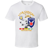 Load image into Gallery viewer, Army - 17th Cavalry (Air CAv) - 11th Airborne Division w SVC V1 Classic T Shirt
