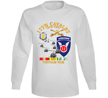 Load image into Gallery viewer, Army - 17th Cavalry (Air CAv) - 11th Airborne Division w SVC V1 Long Sleeve
