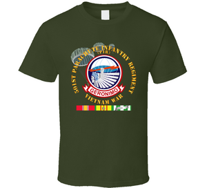 Army - 501st Infantry Regiment - Vietnam w VN SVC V1 Classic T Shirt