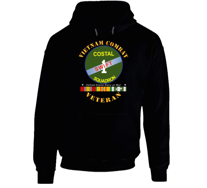 Navy - Vietnam Cbt Vet - Coastal Squadron 1 - Swift w SVC Hoodie