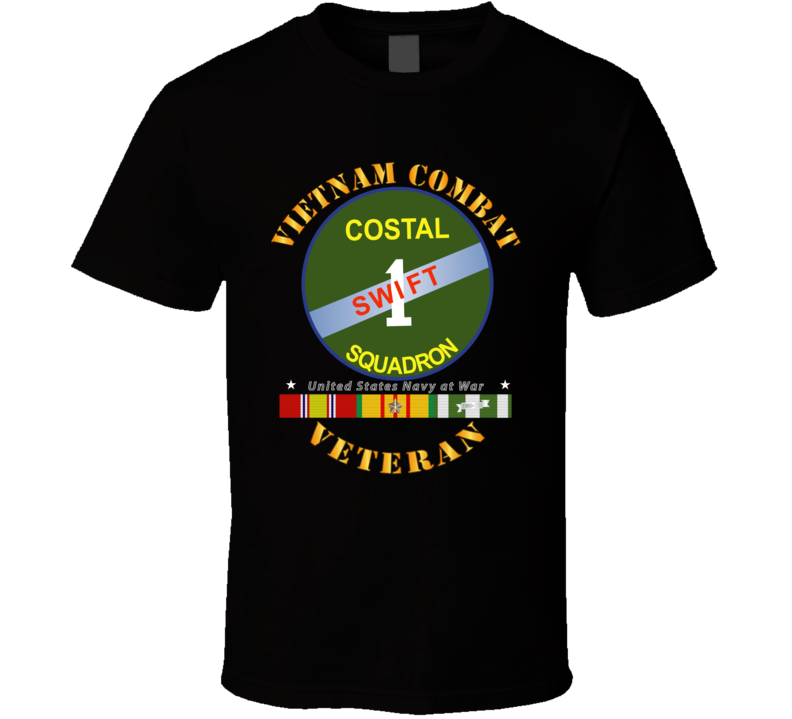 Navy - Vietnam Cbt Vet - Coastal Squadron 1 - Swift w SVC Classic T Shirt