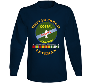 Navy - Vietnam Cbt Vet - Coastal Squadron 1 - Swift w SVC Long Sleeve