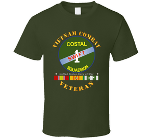 Navy - Vietnam Cbt Vet - Coastal Squadron 1 - Swift w SVC Classic T Shirt