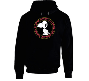 Navy - Vietnam Cbt Vet - Coastal Div 11 - Number 1 Watchdog Blk woTxt V1 Hoodie