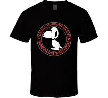 Load image into Gallery viewer, Navy - Vietnam Cbt Vet - Coastal Div 11 - Number 1 Watchdog Blk wo Txt Classic T Shirt
