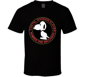 Navy - Vietnam Cbt Vet - Coastal Div 11 - Number 1 Watchdog Blk wo Txt Classic T Shirt