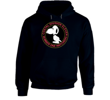 Load image into Gallery viewer, Navy - Vietnam Cbt Vet - Coastal Div 11 - Number 1 Watchdog Blk wo Txt Hoodie
